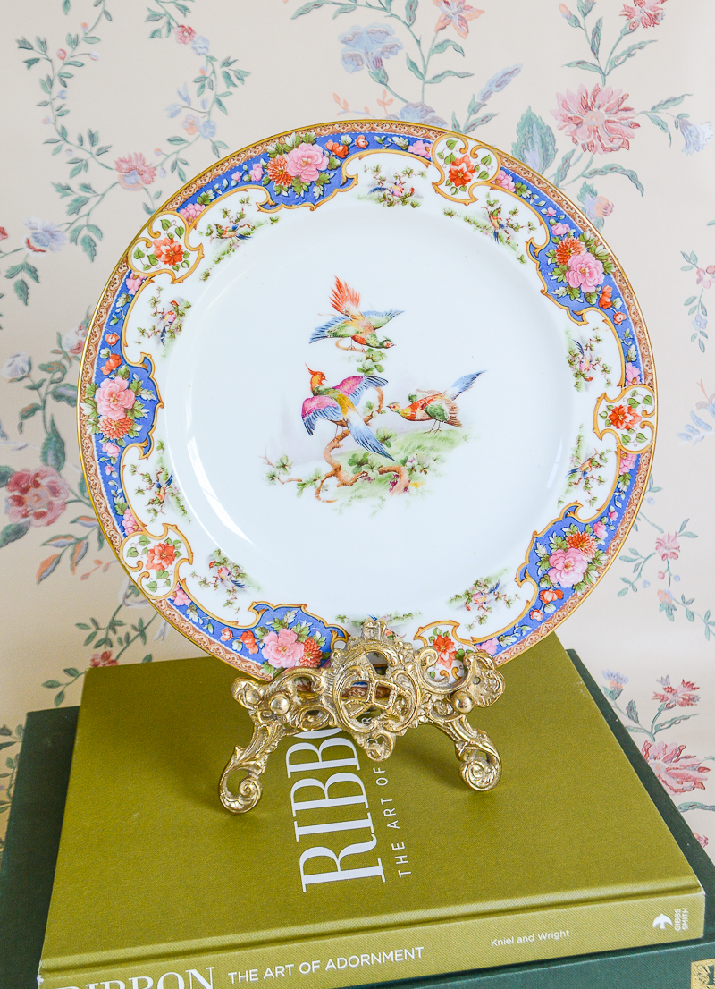 shelleychinaoldsevresbirdplate1 Pender & Peony A Southern Blog