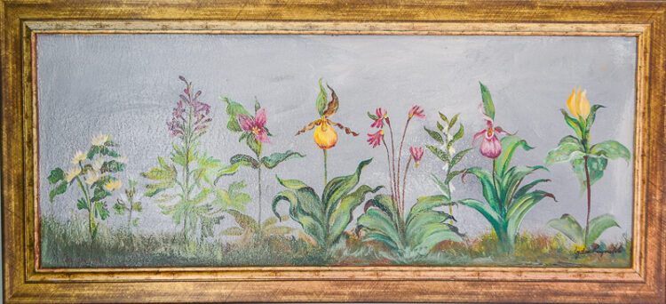 An original painting of wildflowers by TN artist Lydia Reynolds.