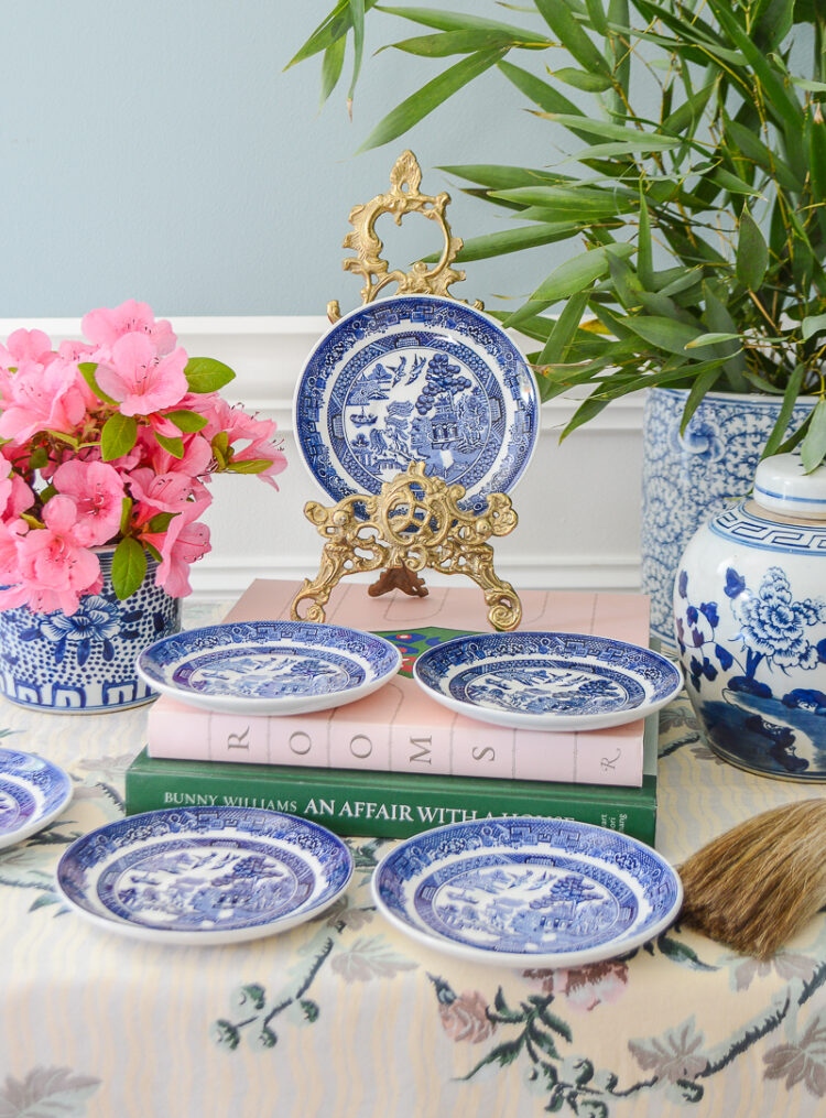 A lovely blue and white group for a plate wall!