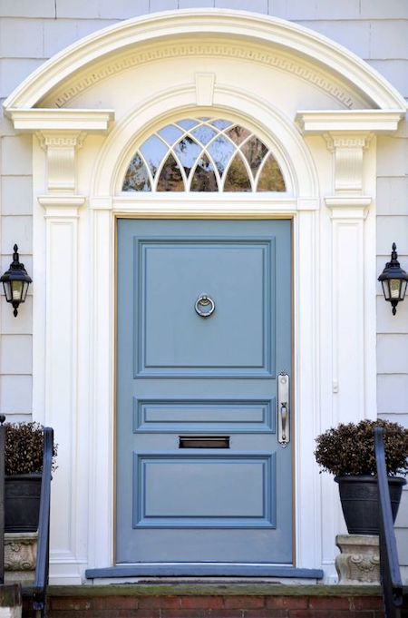 Front door exterior lights that are too small for door and fan light height