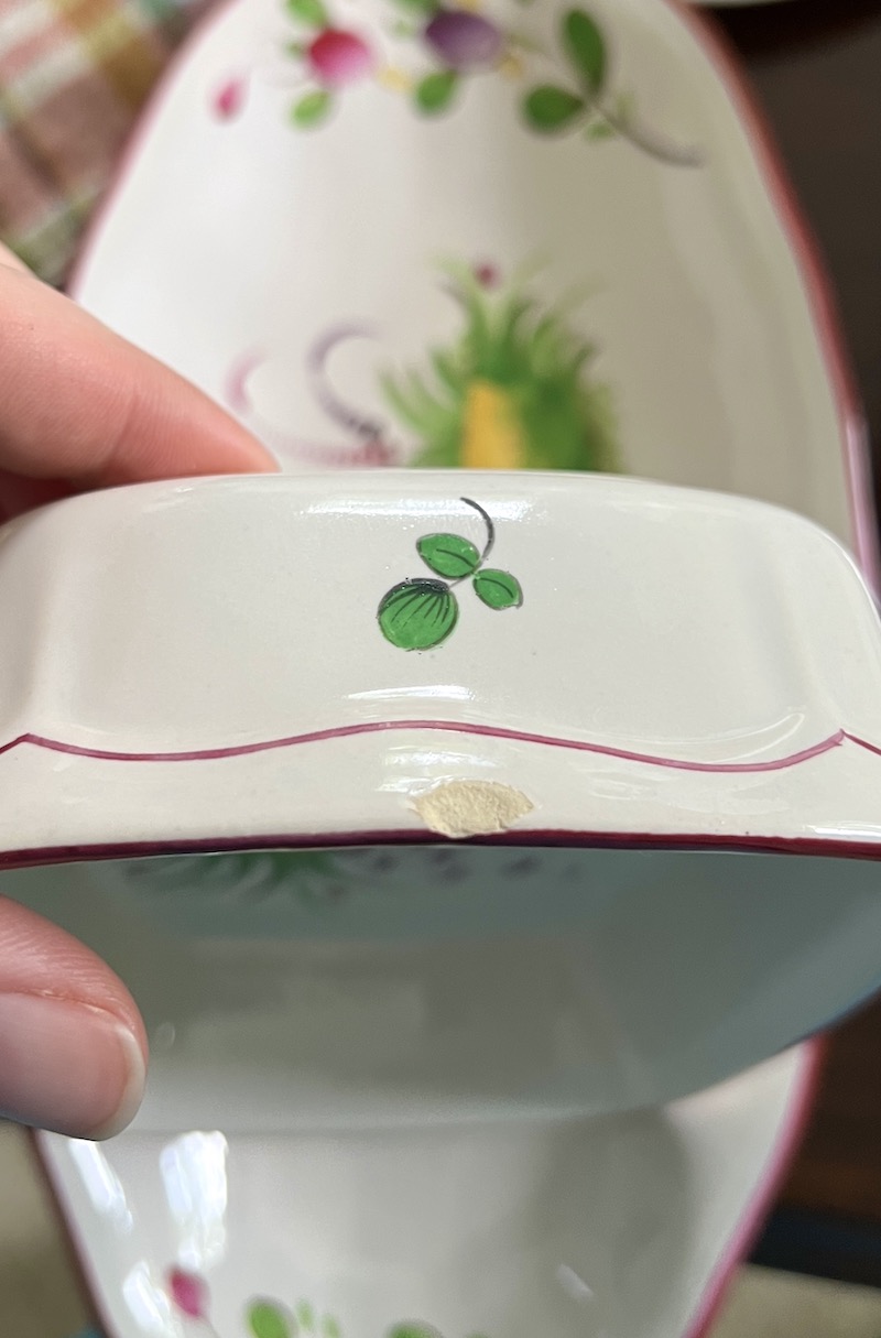 French Faience St. Clément Chinoiserie Serving Pieces - Image 9