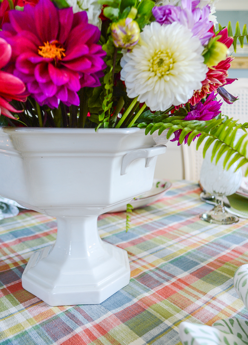 Red Cliff Ironstone heritage pattern compote