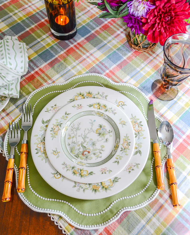 Royal Doulton Tonkin dishes - perfect for a fall tablescape