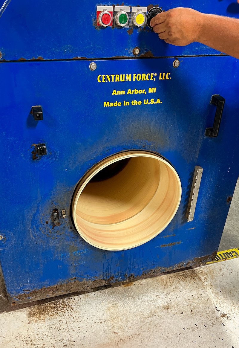 Spin cycle to wring out water