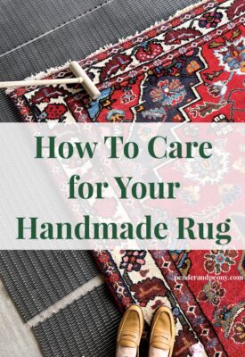 Title image for how to care for your handmade rug