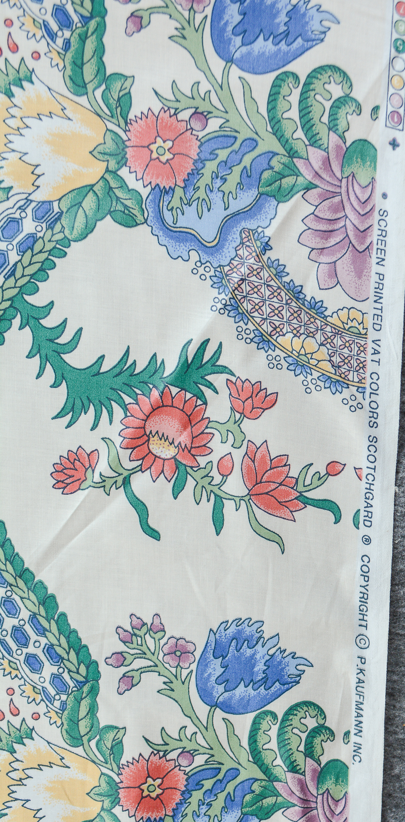 vintage P. Kaufmann Indienne style fabric