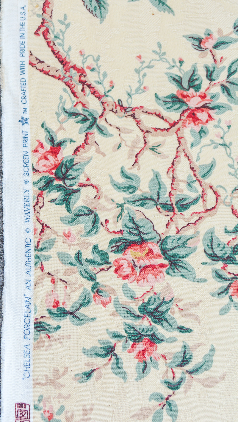 Vintage Waverly Fabric "Chelsea Porcelain" - Image 4