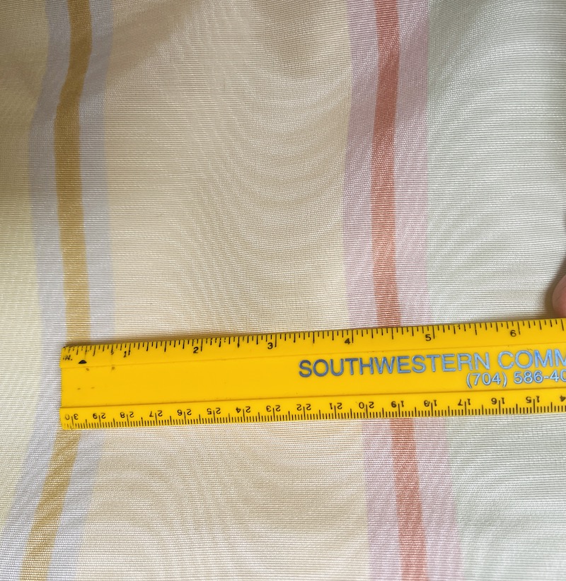 Pastel Moiré Stripe Fabric - Image 5