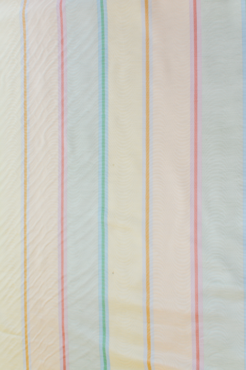 Pastel moiré stripe fabric