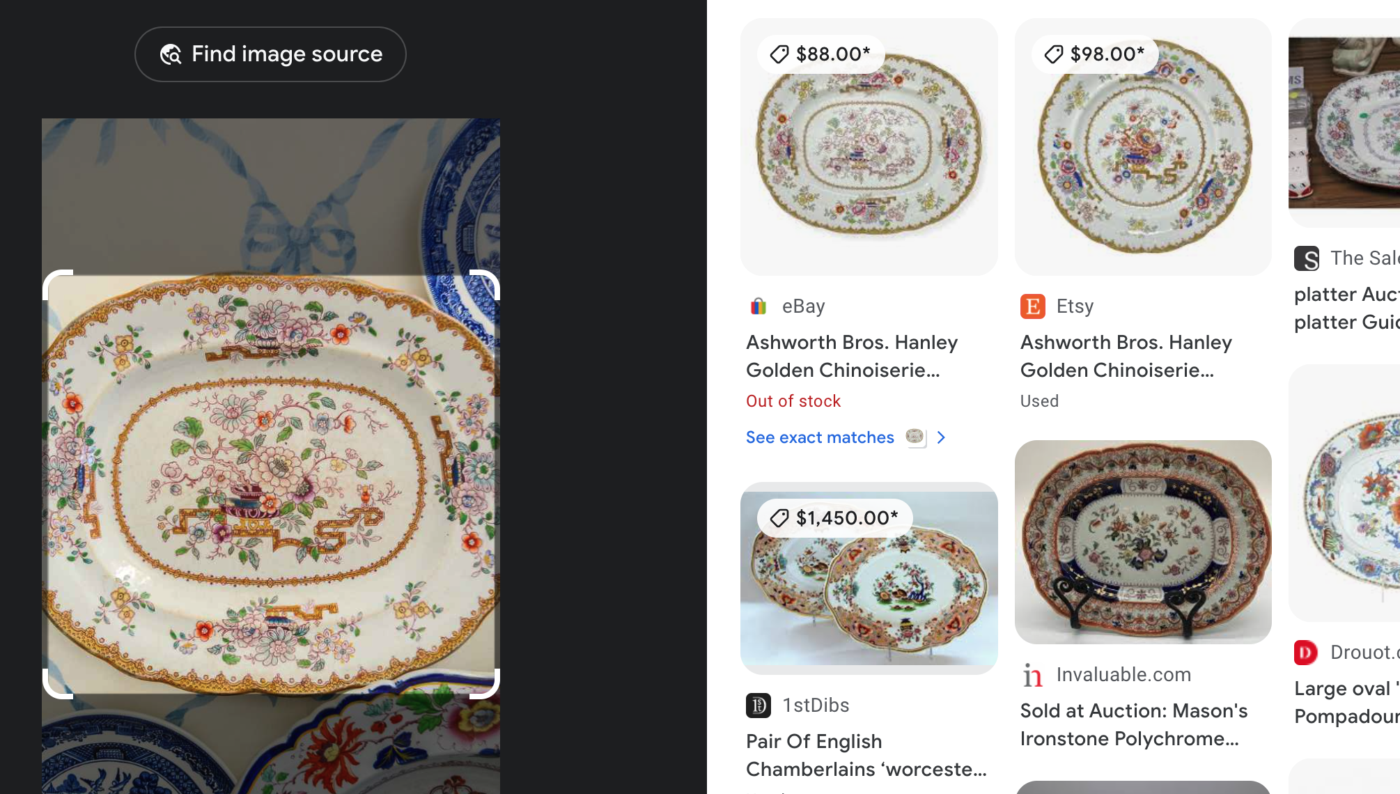 Plate ID How I Research & Identify Antique Plates Pender & Peony A