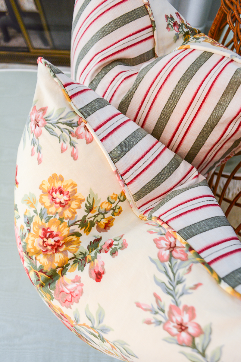 Vintage floral urn pillows, Greeff Fabrics - P&P's Grandmillennial Pillow Collection