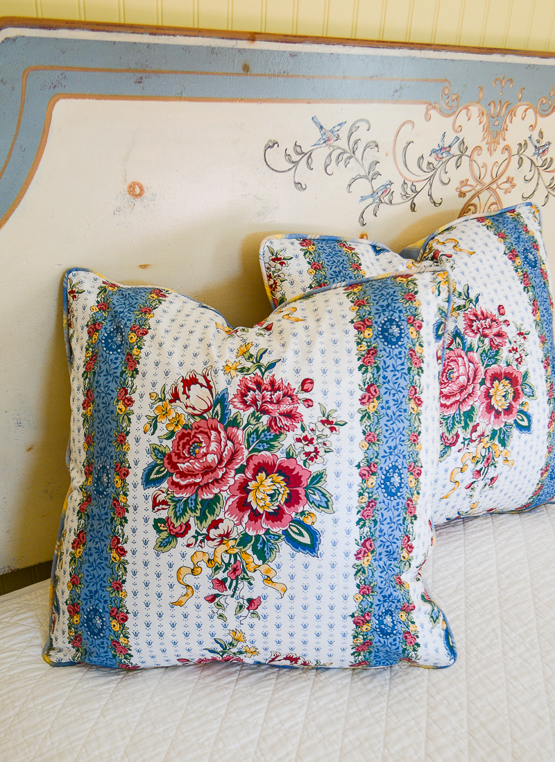 Northport Colonial chintz pillow shams - P&P's Grandmillennial Pillow Collection