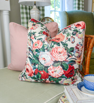 Noelle Waverly chintz pillows - available in P&P's Grandmillennial Pillow Collection