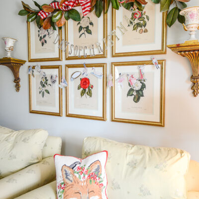 "The 12 Days of Christmas" carol banner