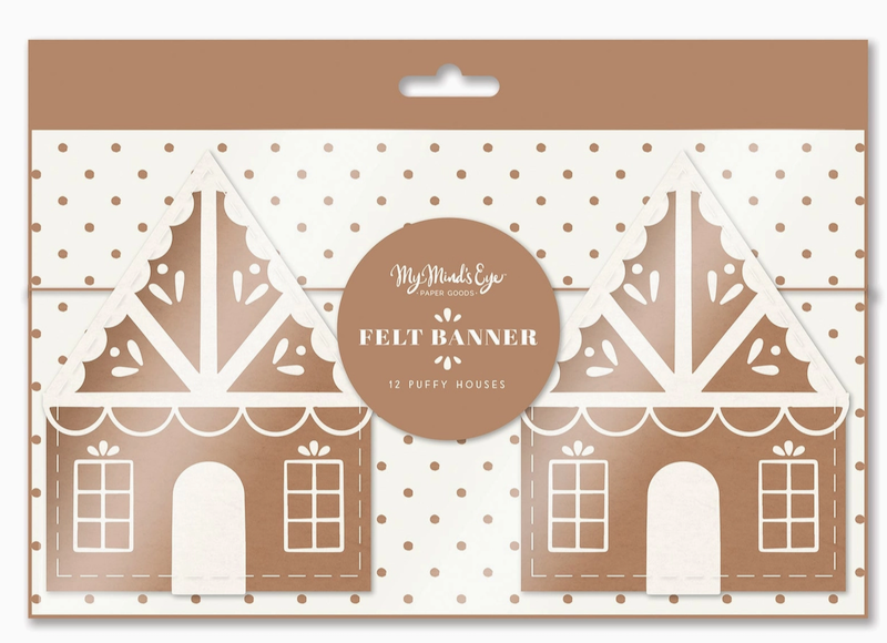 gingerbread house garland in box