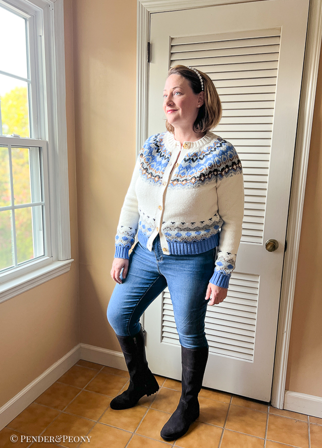 jeans with tall boots