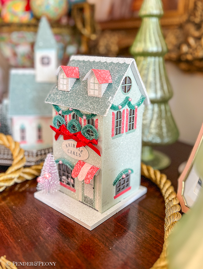 My Mind's Eye paper Christmas village houses