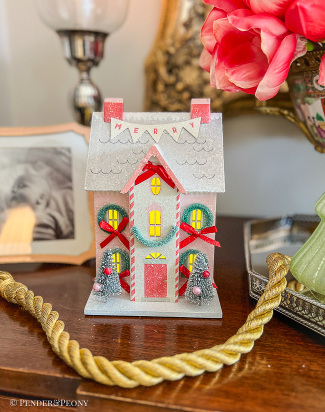 My Mind's Eye paper Christmas village houses