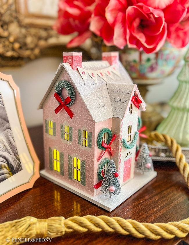 My Mind's Eye paper Christmas village houses