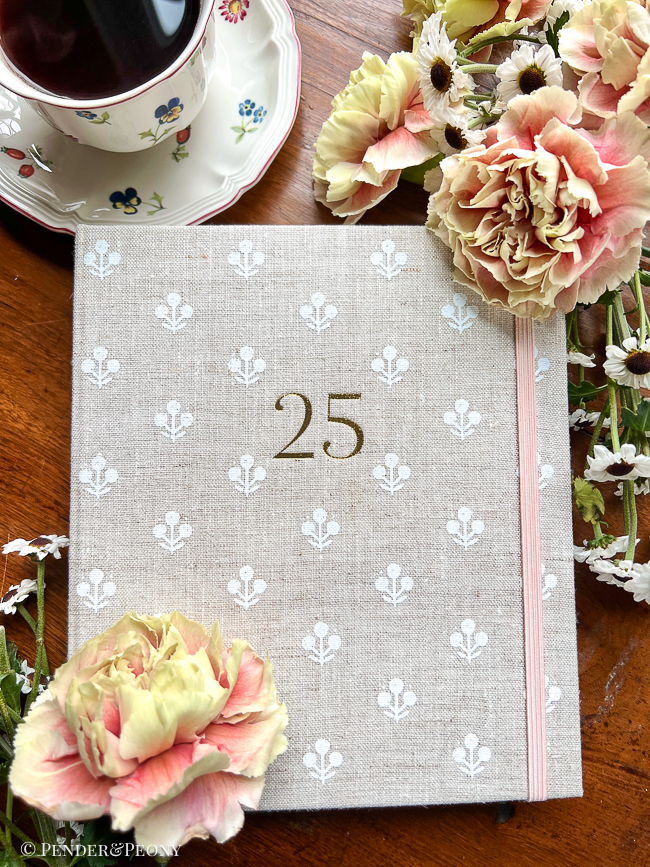 My Sugar Paper planner that inspired my phrase for the year. 2025 planning and vision.