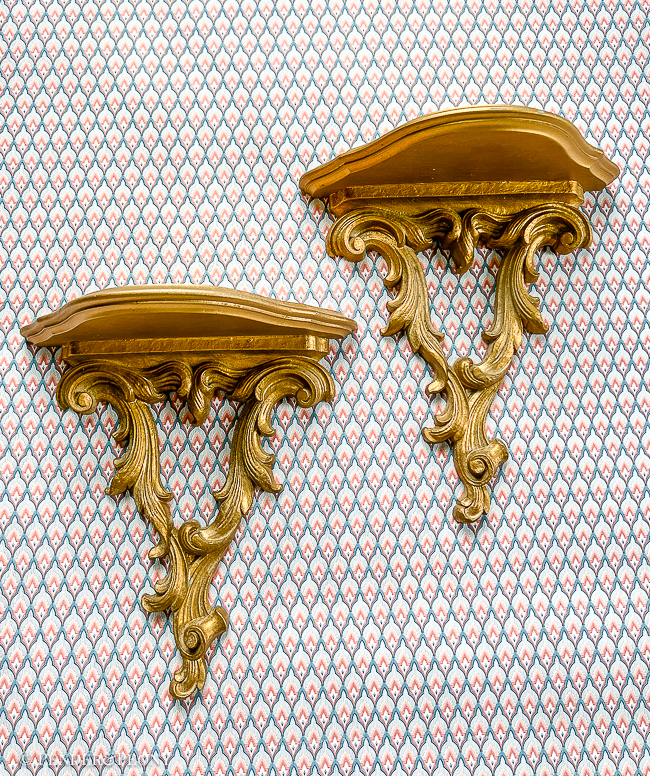 Pair of Syroco Wall Brackets - Image 2