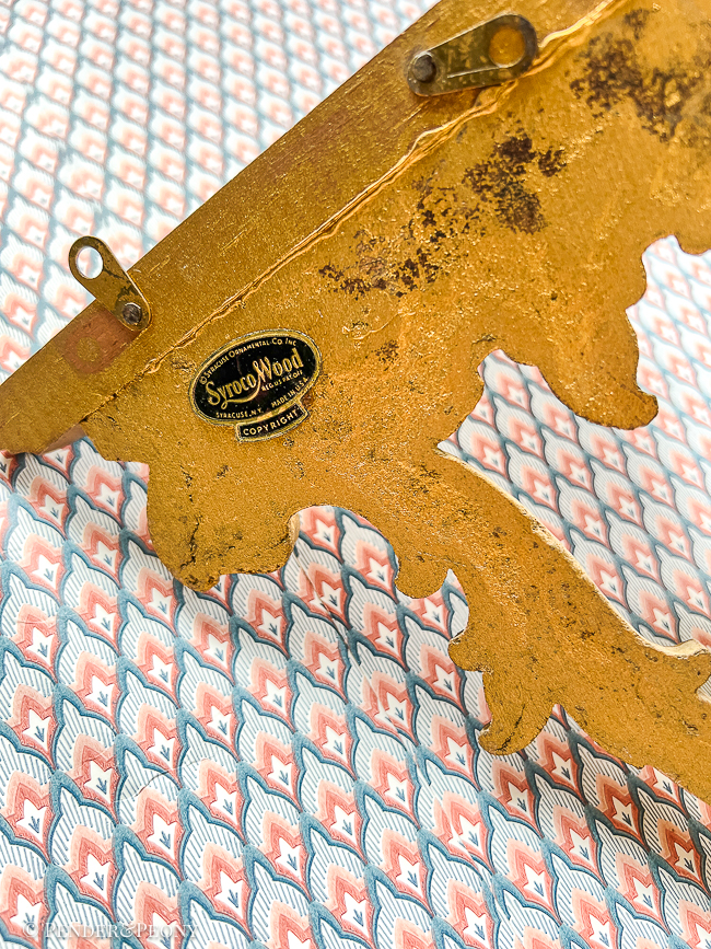 Pair of Syroco Wall Brackets - Image 3