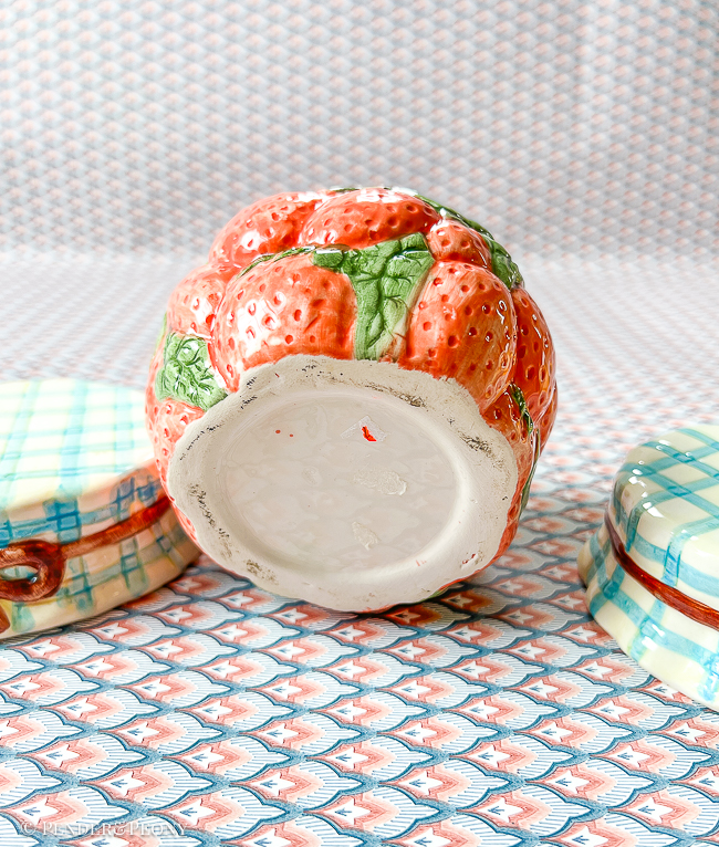 Pair of Vintage Jam Pots - Image 5