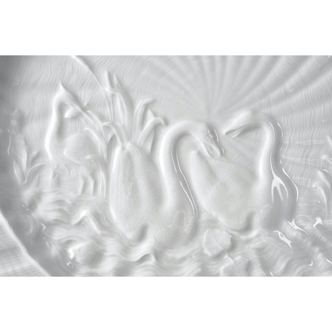 Detail view of the Swan Service relief