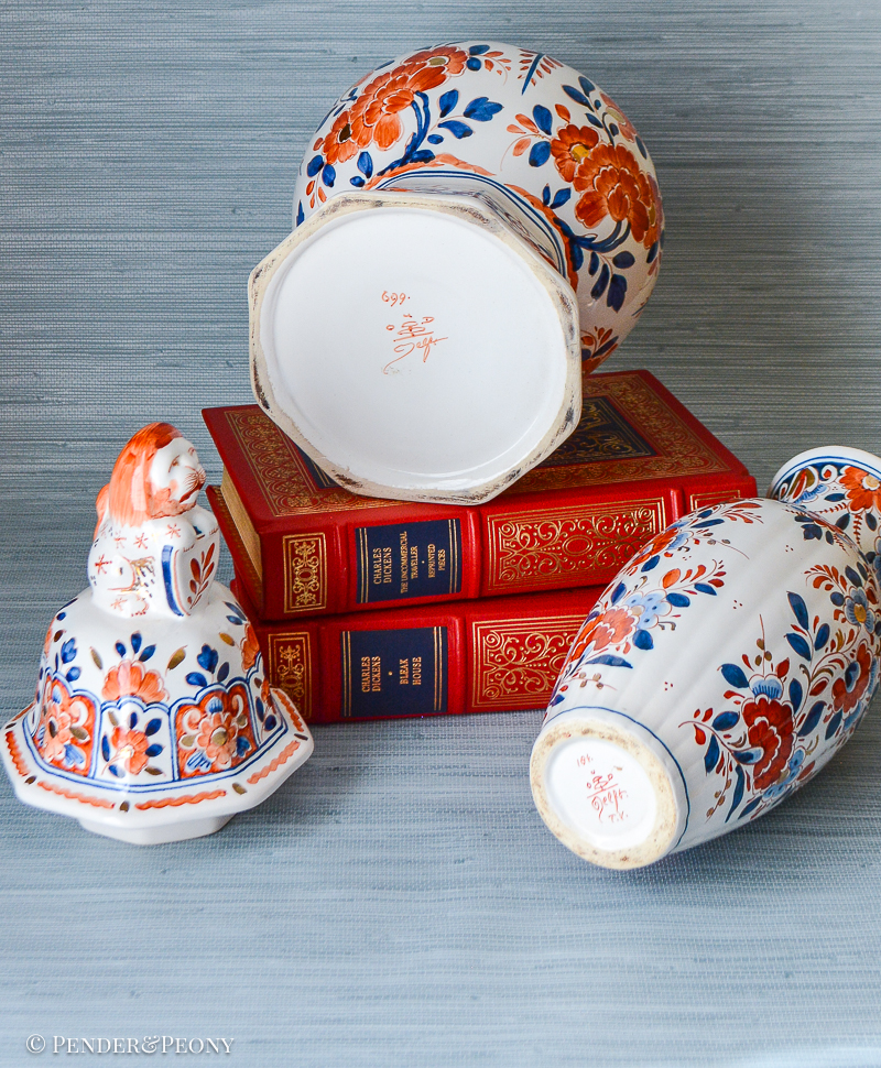 Delft polychrome ポット Delft polychrome ポット Delft polychrome ポット Vintage