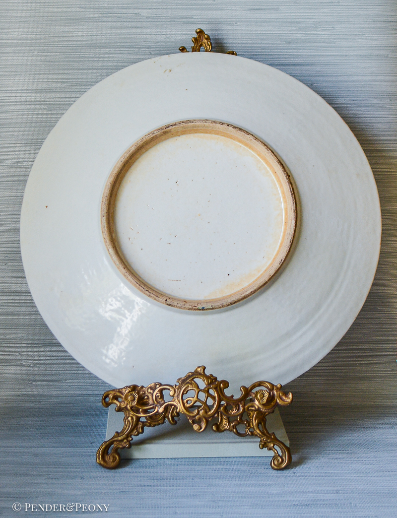 Antique Rose Medallion Charger - Image 7