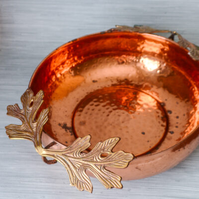 The perfect accent for fall just fill with mini pumpkins!