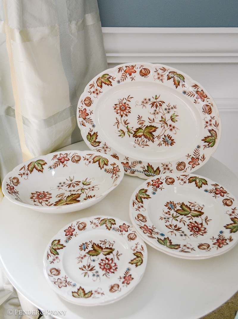 Johnson Bros Windsor Ware Malvern multi-colored