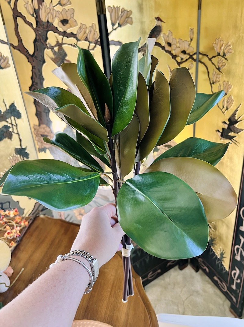 faux magnolia stem