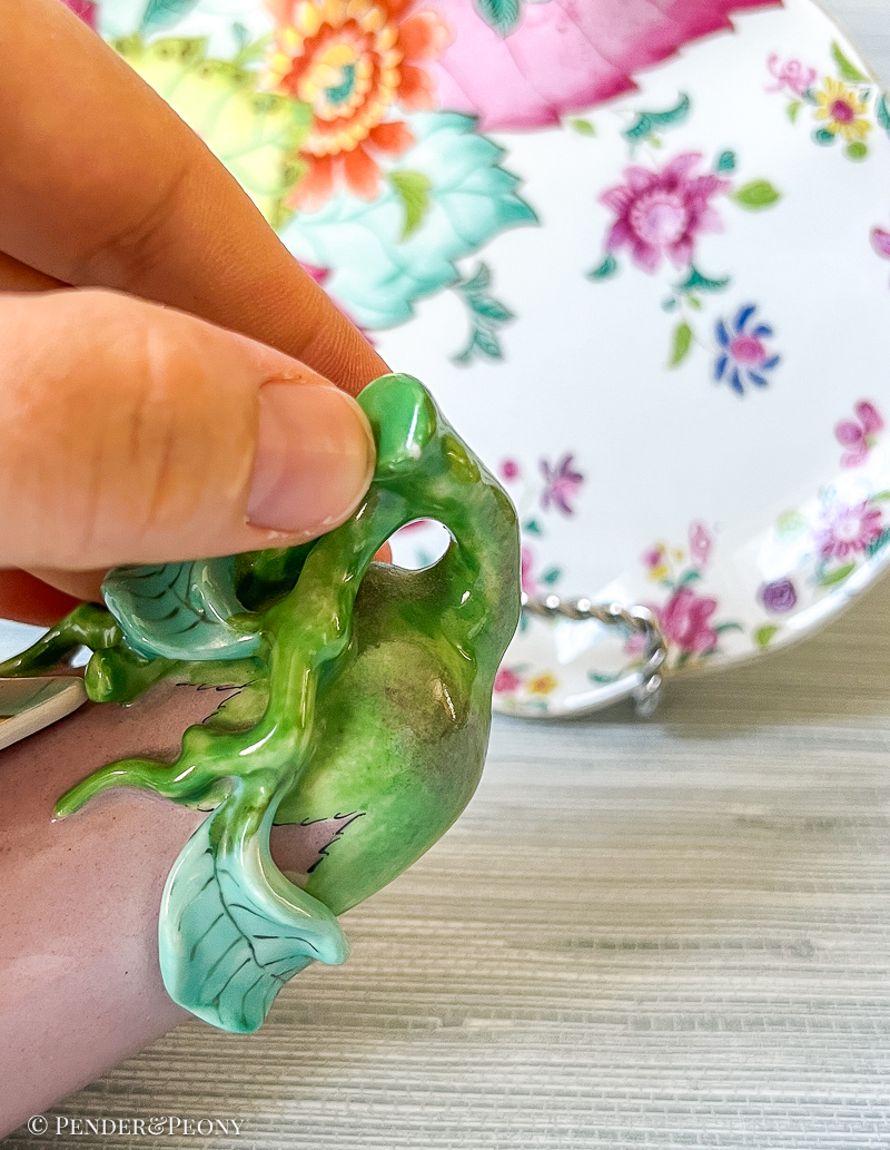 Mottahedeh Tobacco Leaf Eggplant, Rockefeller Collection - Image 6