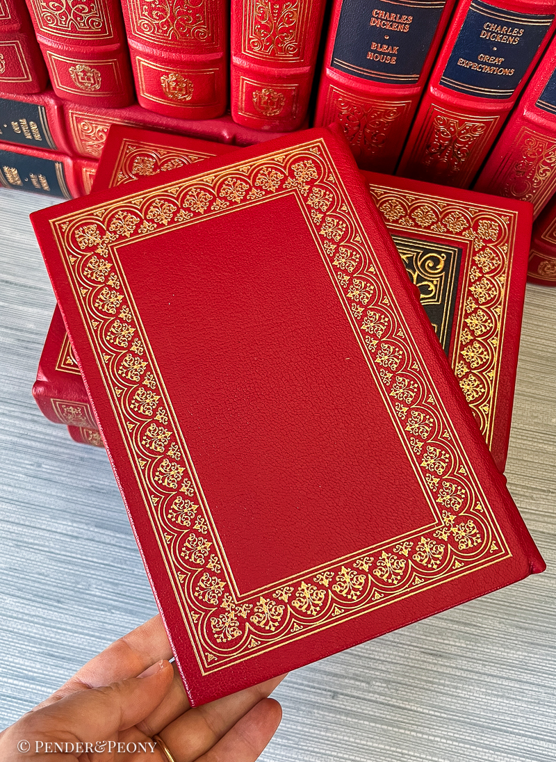 Oxford Library of Charles Dickens, Red Leather Books - Image 9