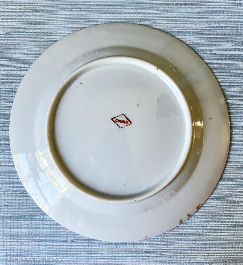 Rose Medallion Dinner Plates - Image 5