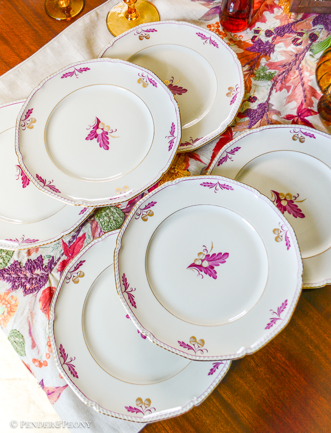 Royal Tettau Oak Leaf & Acorn Salad Plates - Image 2