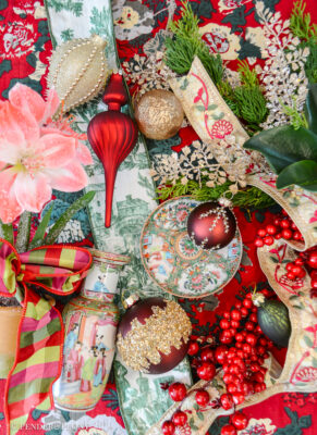 2025 Christmas Decor Theme - Grand Botanical mood board