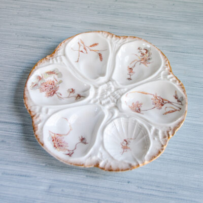 Limoges Blondeau-Pichonnier-Duboucheron oyster plate