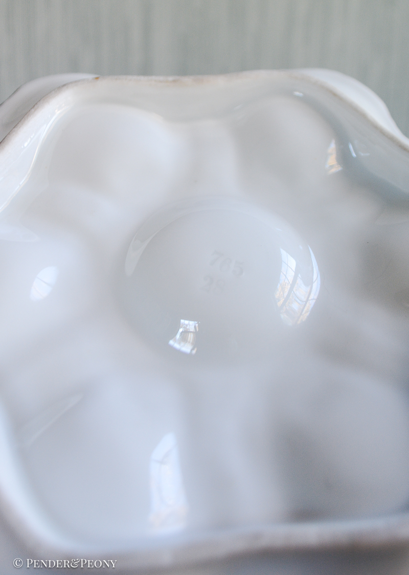 French Limoges Majolica Style Oyster Plate - Image 5