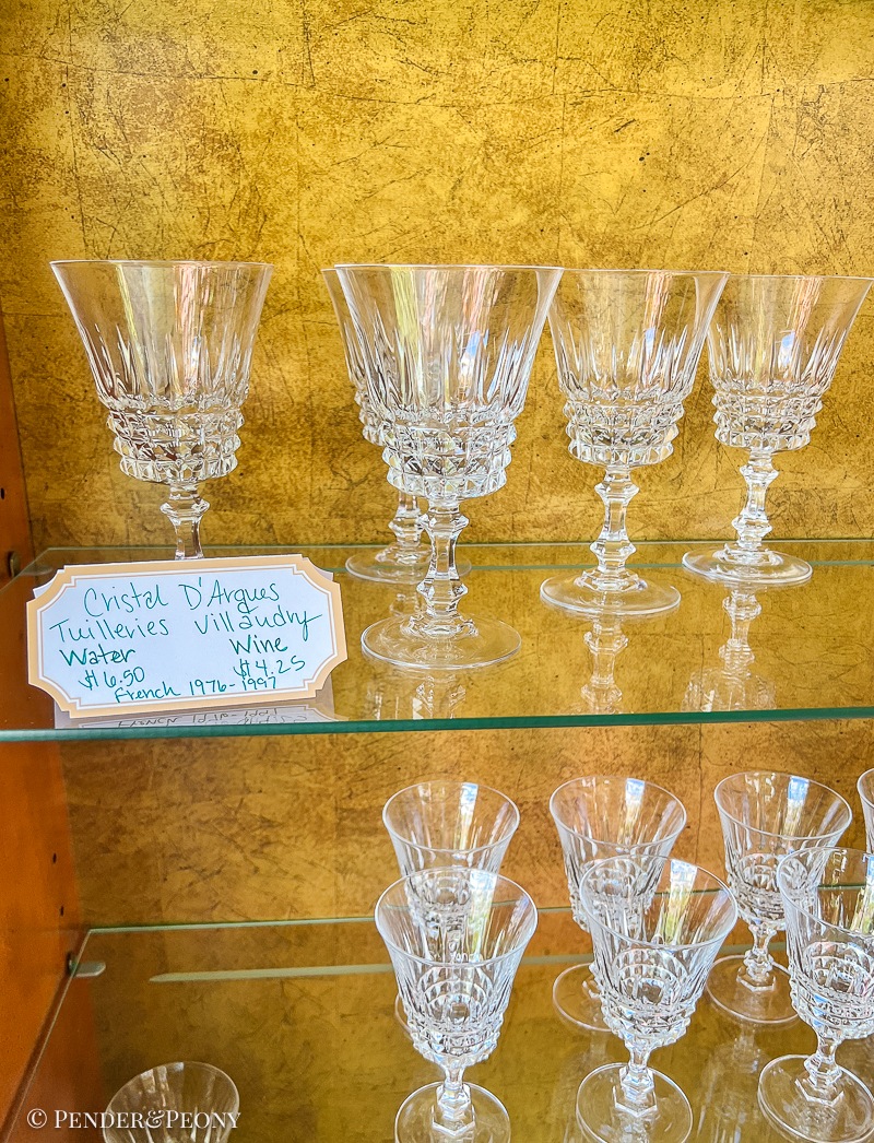 Cristal D’Arques Tuilleries Villandry Goblets