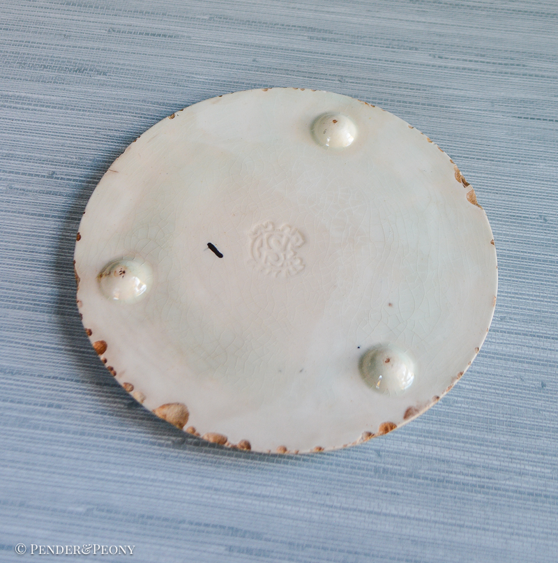 Etruscan Majolica Trivet, GS&H - Image 4