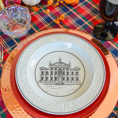 Mottahedeh creil transferware creamware architectural bowls