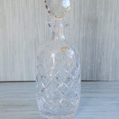 Yugoslavian crystal decanter