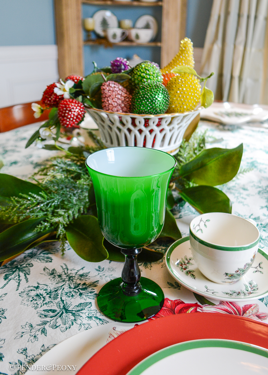 Carlo Moretti emerald goblets