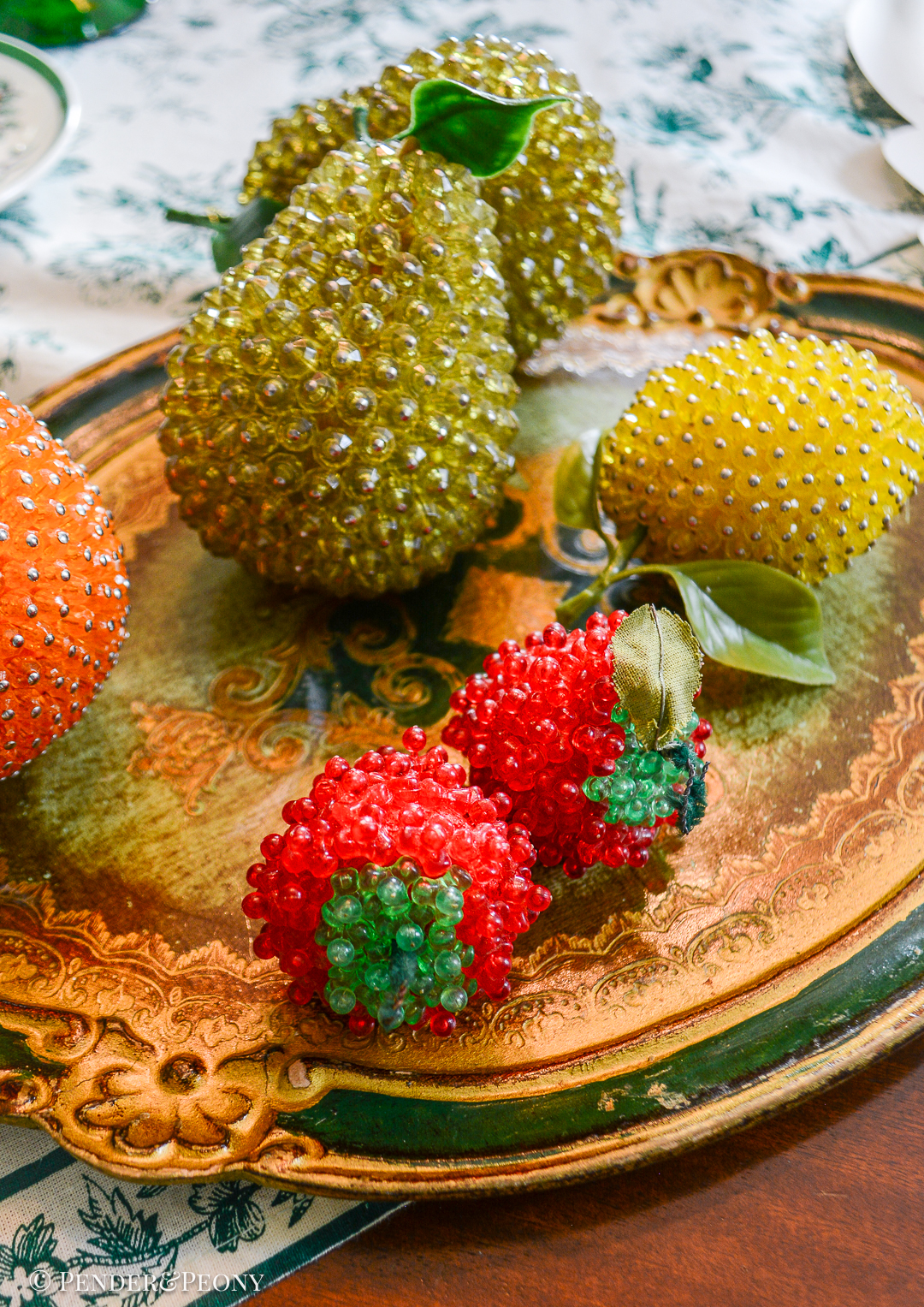 Vintage Beaded Fruit - Image 11