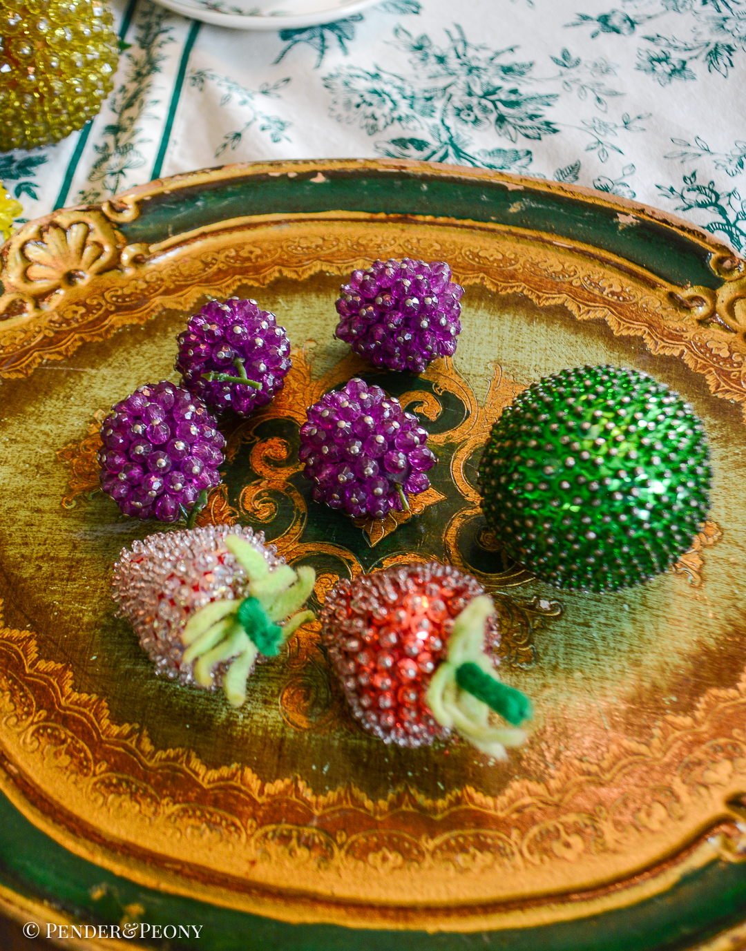 Vintage Beaded Fruit - Image 7