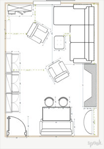 Family room design layout