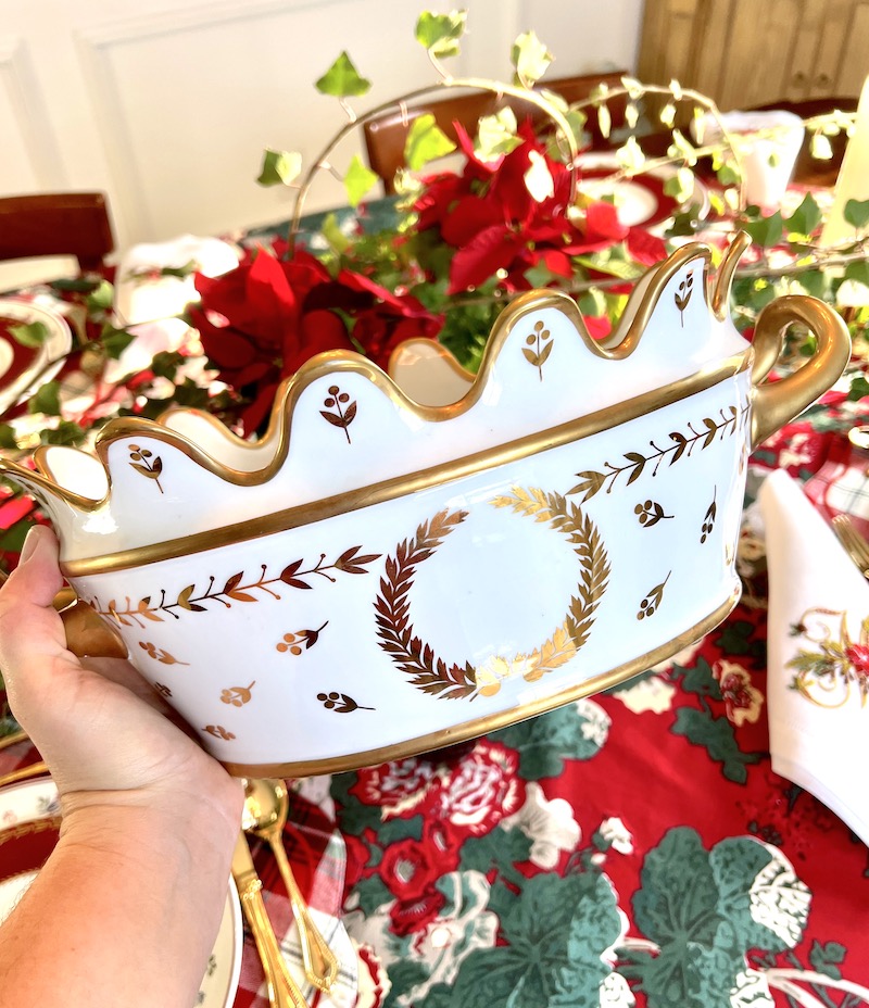 Chinese reproduction of Sevres monteith for Napoleon I