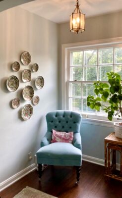 Rose Medallion Plate Wall